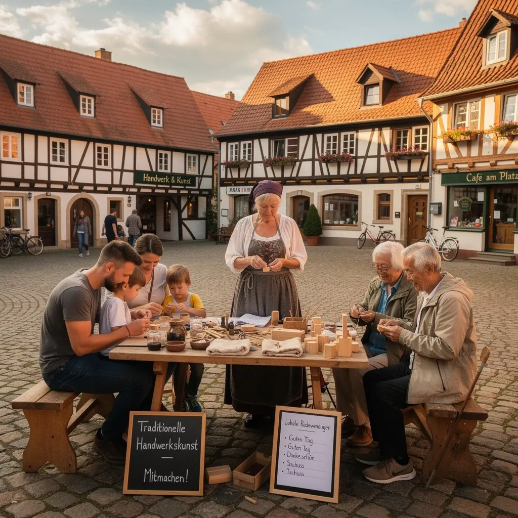 Ein Schild mit lokalen Etikette-Tipps in deutscher Sprache, platziert an einem beliebten Touristenziel.